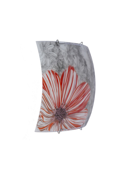 Plafon Spring 1xE27 czerwony 30 cm - zdjęcie produktu 4
