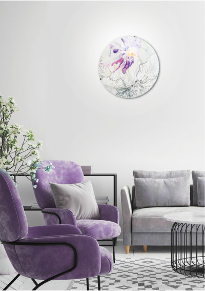 Spring ceiling light 1xE27 purple 30 cm - product image 1