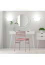 Plafon Sara 1xE27 chromowy + biały 30 cm - zdjęcie produktu 1