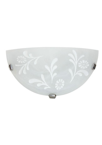 Itaka ceiling light 1xE27 chromee / white 30 cm