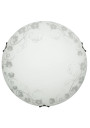 Plafon Palla 1xE27 chromowy + biały 30 cm