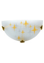 Plafon Stars 1xE27 bursztynowy 30 cm