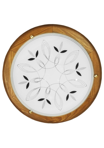 Plafon Rustica 1xE27 dębowy 30 cm