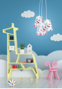 Girl pendant light 3xE27 white 32 cm - product image 1