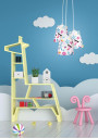 Lampa wisząca Girl 3xE27 biały 32 cm - zdjęcie produktu 2