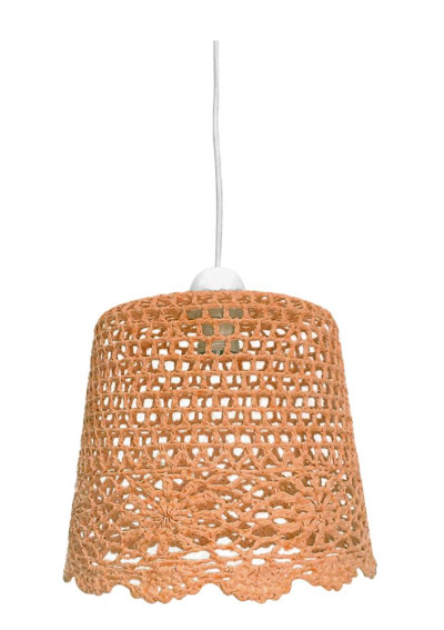 Lampa wisząca Nonna 1xE27 Żółty 27 cm