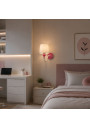 Bebe wall light 1xE27 white / pink 18 cm - product image 2