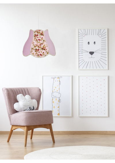 Zuza pendant light 1xE27 pink 35 cm - product image 1