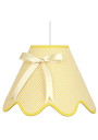 Lola pendant light 1xE27 żółty 40 cm
