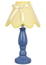Lola table lamp 1xE14 niebiesko żółty 26 cm