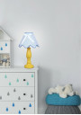 Lampa stołowa Lola 1xE14 żółto niebieski 26 cm - zdjęcie produktu 2