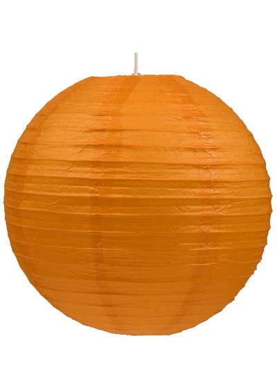 Papierowy-Kokon pendant light pomarańczowy 50 cm