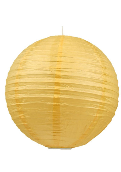 Papierowy-Kokon pendant light żółty 50 cm