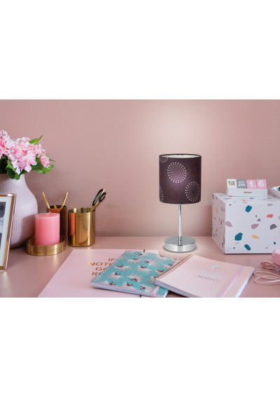 Lampa stołowa Emily 1xE14 brązowy 13 cm - zdjęcie produktu 2