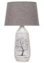 Walia table lamp 1xE27 grey 24 cm