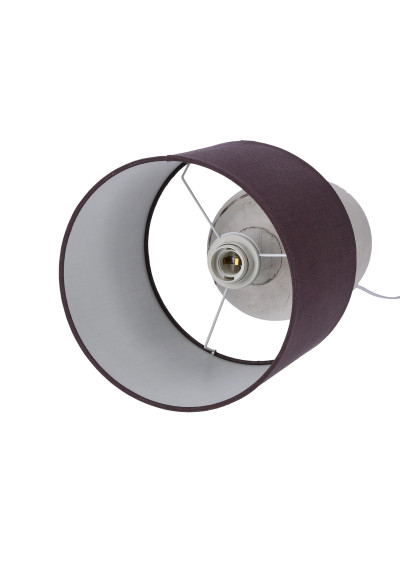 Lampa stołowa Walia 1xE27 szary 24 cm - zdjęcie produktu 1