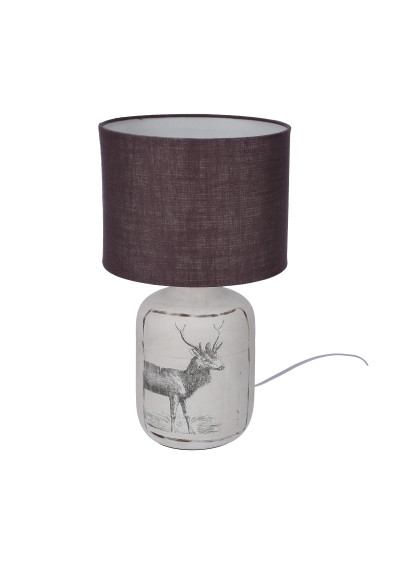 Lampa stołowa Walia 1xE27 szary 24 cm - zdjęcie produktu 4
