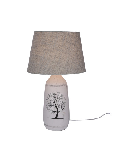 Lampa stołowa Walia 1xE27 szary 24 cm - zdjęcie produktu 9