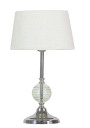 Lampa stołowa Fero 1xE27 chromowy + zielony 20 cm