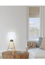Lampa stołowa Lugano 1xE27 beżowy 35 cm - zdjęcie produktu 1