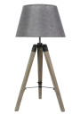 Lampa stołowa Lugano 1xE27 szary 35 cm