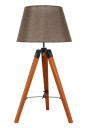 Lugano table lamp 1xE27 brown 35 cm