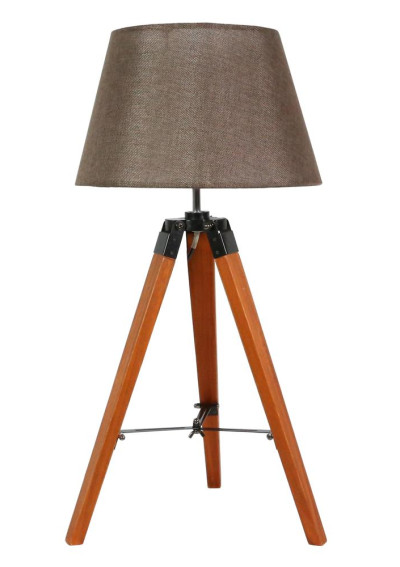 Lampa stołowa Lugano 1xE27 brązowy 35 cm