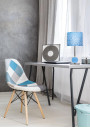 Lampa stołowa Cort 1xE27 niebieski 19 cm - zdjęcie produktu 2