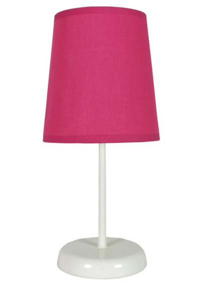 Lampa stołowa Gala 1xE14 fuksja 14 cm