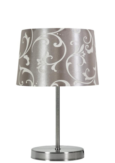 Lampa stołowa Arosa 1xE14 szary 21 cm