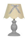 Lampa stołowa Whilma 1xE14 szary 20 cm