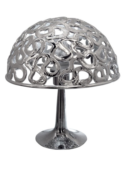 Lame table lamp 1xE27 chromee 25 cm
