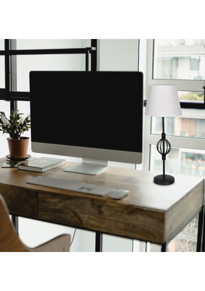 Lampa stołowa Rosette 1xE14 biały 18 cm - zdjęcie produktu 1