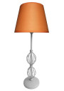 Lampa stołowa Rosette 1xE14 pomarańczowy 18 cm