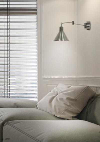 Lampa ścienna Copenhagen 1xE14 satynowy 37,5 cm - zdjęcie produktu 10