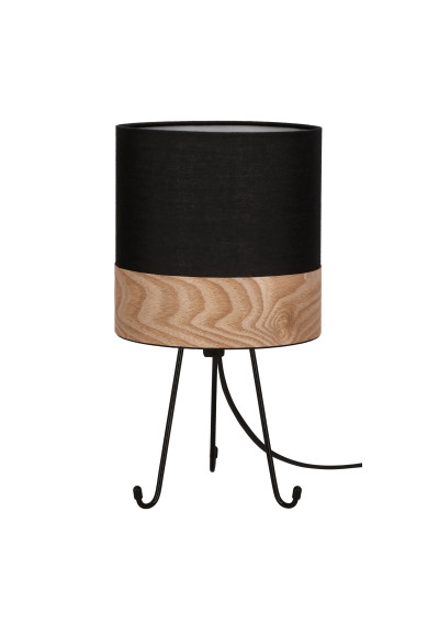Smally table lamp 1xE14 black/orzechowy 15 cm