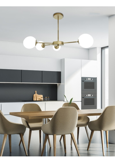 Lampa wisząca Mati 4xG9 mosiężny 66,5 cm - zdjęcie produktu 1