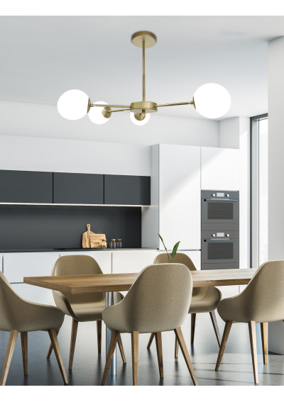 Mati pendant light 4xG9 mosiężny 66,5 cm - product image 3