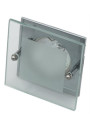 Sz-04 ceiling fitting MR16 chromee, szkło bezbarwne 8,5 cm