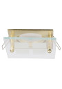 Sz-03 ceiling fitting MR16 gold, szkło bezbarwne 8,4 cm