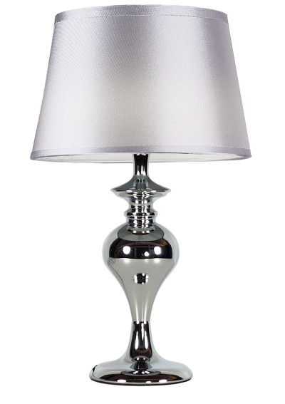 Lampa stołowa Prima 1xE27 chromowy 24 cm