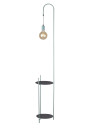 Lampa podłogowa Walk 1xE27 czarny + zielony 178 cm