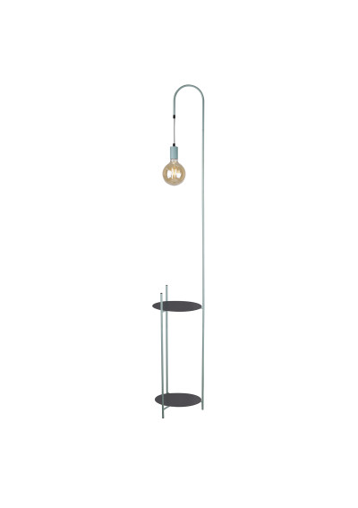 Lampa podłogowa Walk 1xE27 czarny + zielony 178 cm - zdjęcie produktu 2