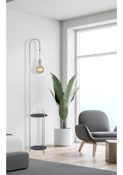 Walk floor lamp 1xE27 black / green 178 cm - product image 5