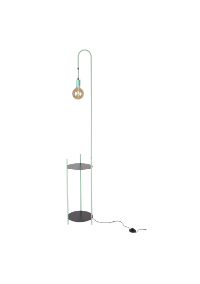 Lampa podłogowa Walk 1xE27 czarny + zielony 178 cm - zdjęcie produktu 18