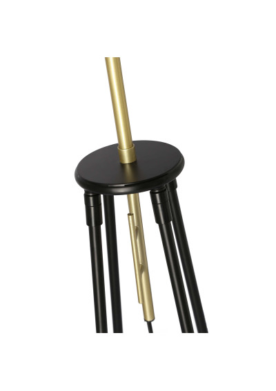 Tegola floor lamp 1xE27 black / gold 154 cm - product image 3