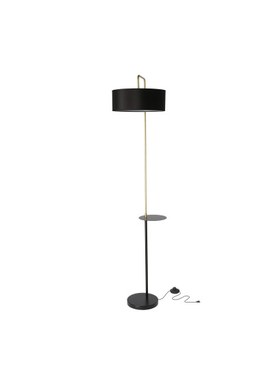 Lampa podłogowa Impact 1xE27 czarny + złoty 172 cm - zdjęcie produktu 3
