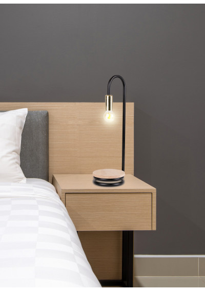 Abi table lamp 1xE14 black / gold 17 cm - product image 1