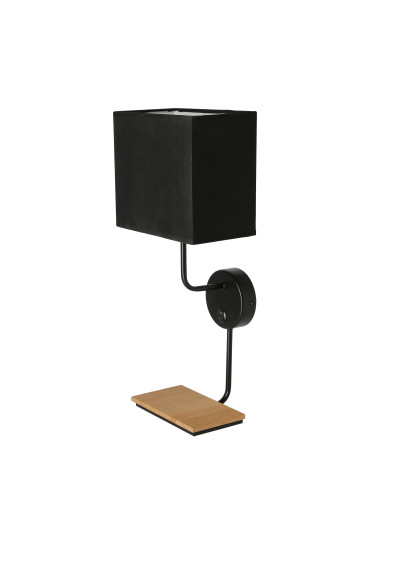 Lampa ścienna Keto 1xE14 czarny 21 cm - zdjęcie produktu 2