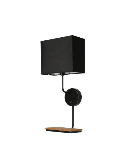 Keto wall light 1xE14 black 21 cm - product image 3